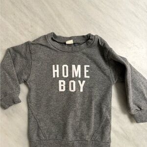 Gray HOME BOY Kids Sweatshirt